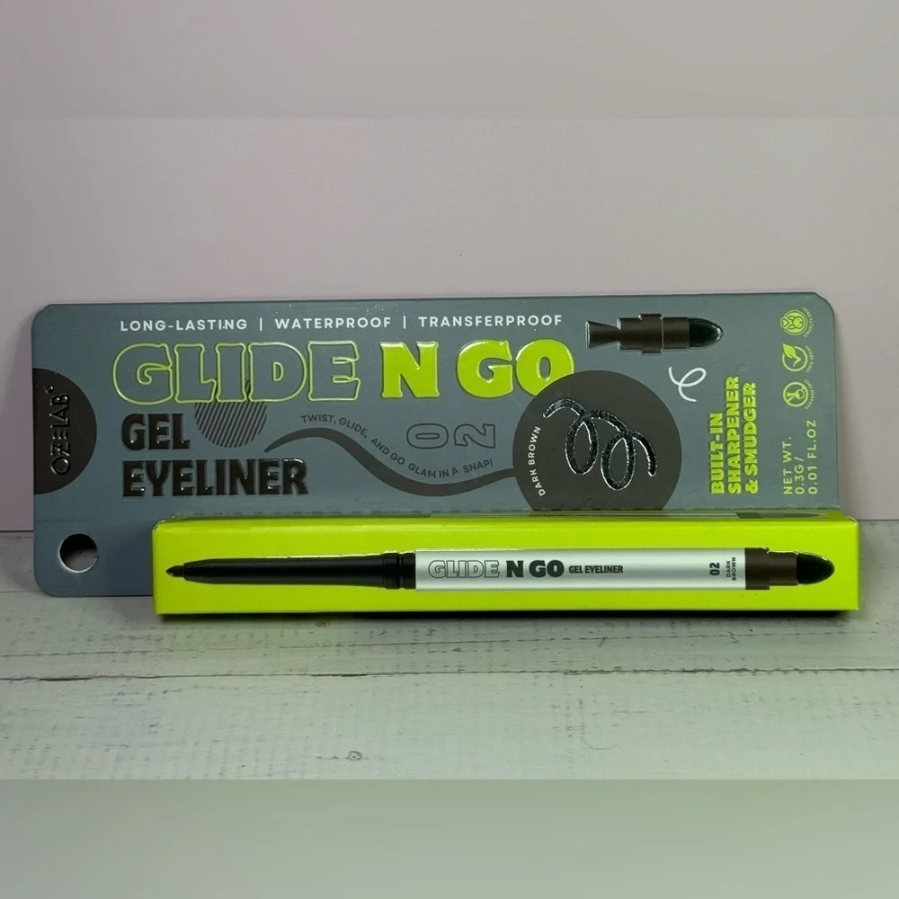OZ LAB GLIDE N Go - Gel Eyeliner NIB (Dark Brown)